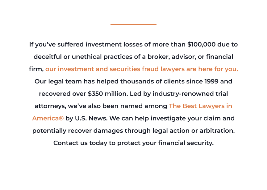 Private Placement Investment Fraud Lawyer