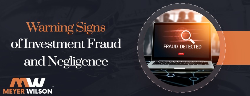 A computer is shown next to text discussing the warning signs of investment fraud, such as stocks that are nearly de-listed like Aspen Bio Pharma.